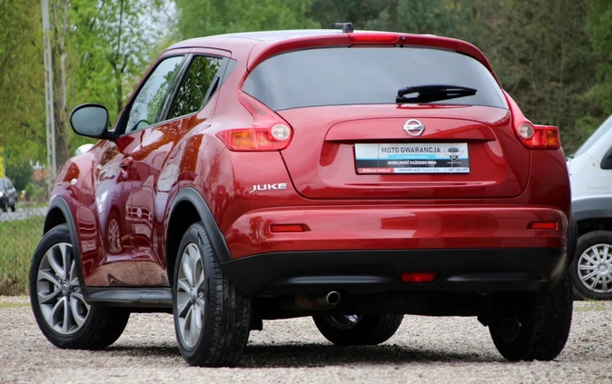 Nissan Juke cena 38900 przebieg: 166000, rok produkcji 2013 z Okonek małe 596